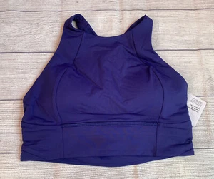 NWT Lululemon Free To Be Serene Bra HN LL SZ 10 EMPO Emperor Blue - Picture 1 of 4