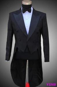 Formal Wedding Tuxedo Jackets Tails Coats Blazers Party Suit & Pants Stylish Men