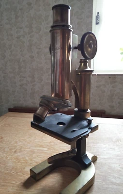 Microscope Ancien O.Reichert Wien ,fin XIX ème - Photo 1/4