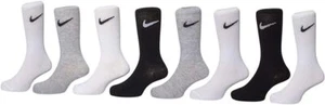 Calcetines deportivos ligeros Nike para niños pequeños/niños pequeños 8 pares para zapatos 10C-3Y - Imagen 1 de 6