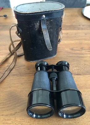 Fernglas antik VINTAGE Naval Military + org. Etui, France - Bild 1 von 4