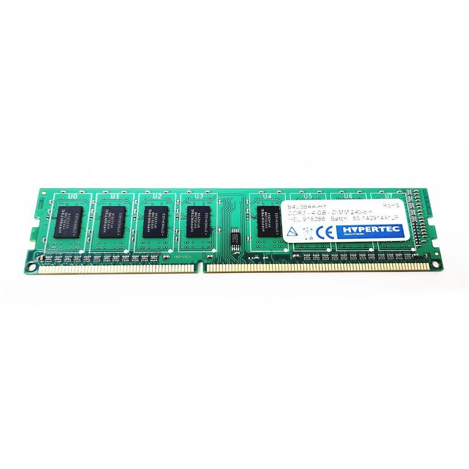 Hypertec RAM Memory Module DDR3 4GB 1600 MHz SODIMM 240Pin B4U36AA-HY - Image 1 of 2