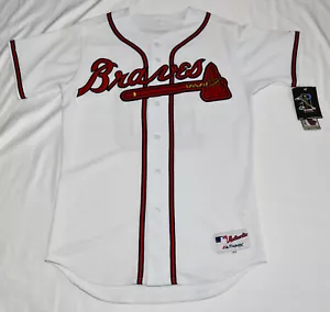 Maglia Bianca Majestic Collezione AUTENTICA Atlanta Braves 44 Chipper Jones LEGGI - Foto 1 di 24