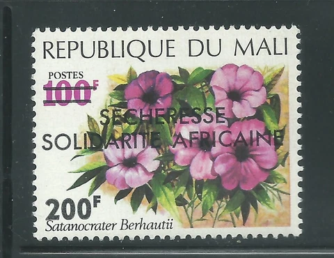 Mali Scott # 204 MNH African Drought Solidarity Overprint Cover
