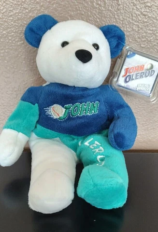 NEW John Olerud #5 Plush Beanie Bear Seattle Mariners Salvino's Bammers Cover