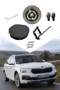 Kit Ersatzrad Notrad 16" für SKODA KAMIQ mit Wagenheber Schlüssel Tasche 125/80 - Bild 1 von 10