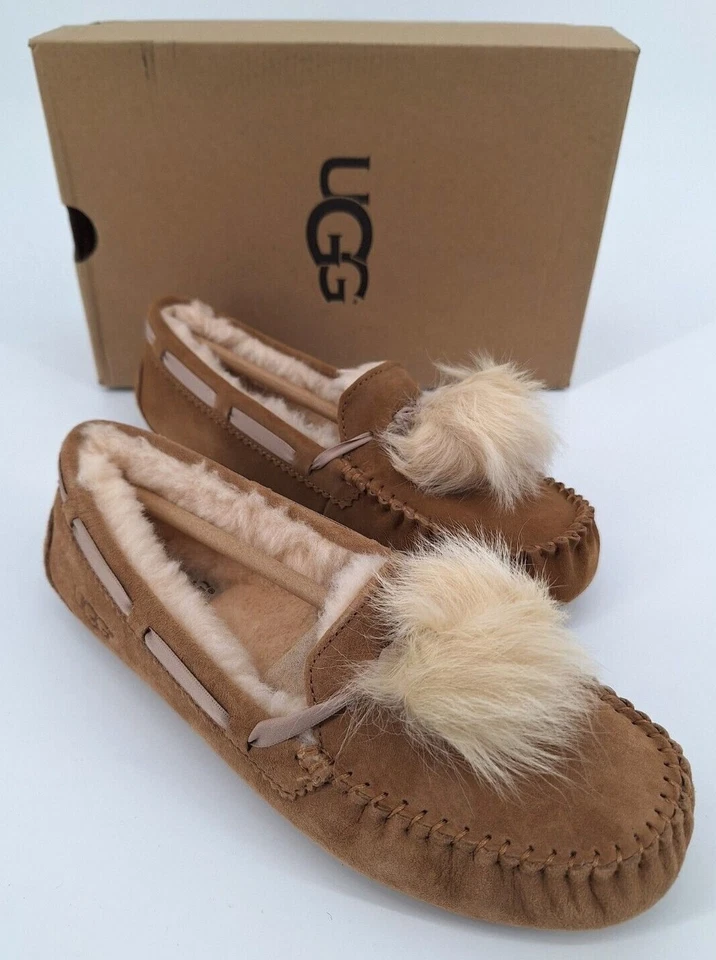 UGG - Women's Dakota Pom Pom Slipper - Image 1 of 1