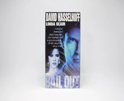 vhs - SEALED - BAIL OUT - David Hasselhoff - 1989 - BRAND NEW IN SHRINK - Image 1 of 4