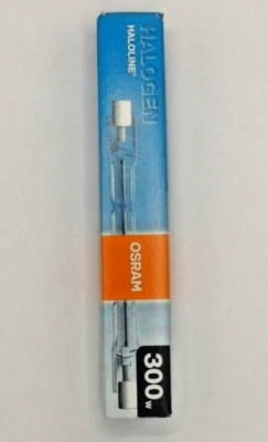 1x OSRAM HALOLINE 64701 300W R7s 230V 118mm x 12mm regulable! -¡SIN LED! - Imagen 1 de 4