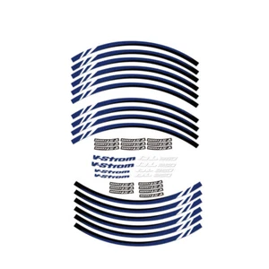 For SUZUKI DL250 Motorcycle Stickers Reflective Decals Wheel Hub Stickers - Picture 1 of 7