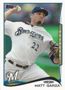 2014 Topps #351 Matt Garza Brewers - Picture 1 of 1