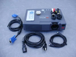 3M MP7640 SVGA (4:3) 800 X 600 RES. (800 LUMENS) PORTABLE PERSONAL PROJECTOR - Picture 1 of 9