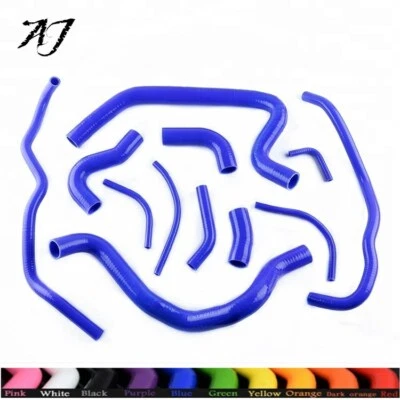 Силиконовый шланг радиатора для 1984-1989 Toyota MR2 MK1 AW11 шасси 4A-GE MT синий - Изображение 1 из 4