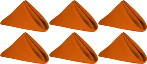 Set Napkins Polyester 15X15 Inch (6 Units) By Broward Linens (Variety of Color) - Picture 1 of 55