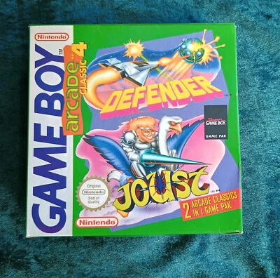 Nintendo Game Boy | Arcade Classics 4 Defender and Joust | VGC Boxed & complete - Image 1 of 4