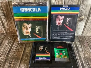 INTELLIVISION DRACULA GAME CARTRIDGE OVERLAY INSTRUCTIONS WORKING - Picture 1 of 7