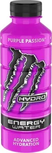 (4 Pack) Monster Advanced Hydration Hydro Energy Water, Purple Passion, 20 Fl Oz - Picture 1 of 3