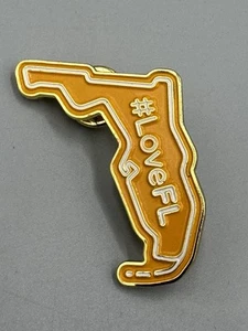 Spilla da bavero Florida a forma di stato #LoveFL - Foto 1 di 3