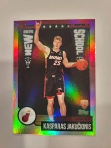 2025-26 Topps Chrome Basketball - Kasparas Jakucionis (RC) #NS-20 New School - Bild 1 von 2