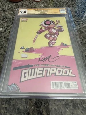 Unbelievable Gwenpool #1 9.8 CGC Skottie Young Variant & Signature - Image 1 of 2
