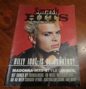 1985 Smash Hits Magazine October 7 BILLY IDOL - Bild 1 von 1