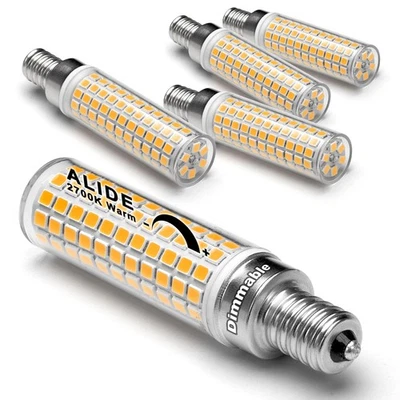 Dimmable E12 100 Watt Equivalent LED Candelabra Bulbs C7,2700K Warm White,100... - Image 1 of 4