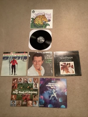 CROONERS JAZZ CHRISTMAS HOLIDAY VINYL RECORD LOT Ella Fitzgerald Williams MORE - Image 1 of 4