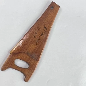 Vintage Hand Made Hand Saw Carved 1989 Keychain  #10 - Picture 1 of 2