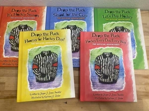 DROP THE PUCK HOCKEY SERIES COMPLETE SET OF 5 SIGNED JAYNE JONES BEEHLER - Bild 1 von 7