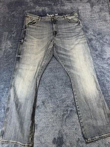 Wrangler Retro Jeans Herren 40/32 Blau Slim Boot Stretch Denim Classic Western - Bild 1 von 12