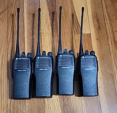 4 Motorola CP200  16ch Analog Radio - Image 1 of 4