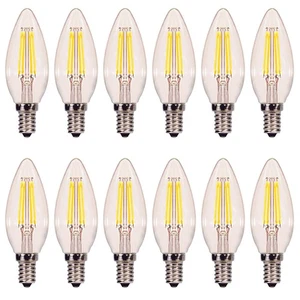 12PK - PILA 4.5w B11 LED E12 Candelabra base 2700K Soft White Bulb - Picture 1 of 3