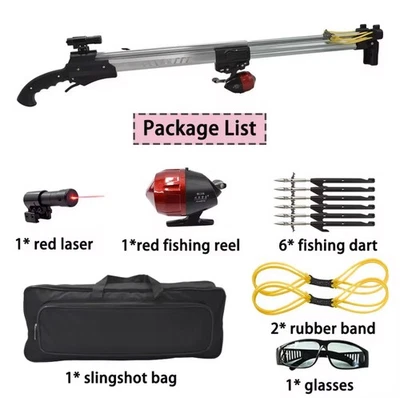 Fronde Chasse Télescopique En Acier inoxydable Haute puissance Tir Pêche Loisir - Imagen 1 de 4