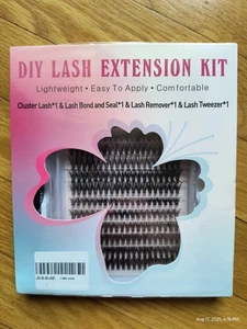 DIY Lash Extension Kit 240pcs Lash Clusters Eyelash Kit 9-17MM Bond Seal Remover - Picture 1 of 3