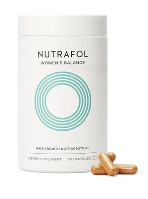 Nutrafol Women's Balance Hair Growth Supplements, Ages 45 and Up, Clinically Pro - Image 1 of 4