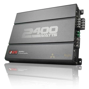 OKUR 4 Channel Amplifier 2400 Watts Max Power 2 Ohms Car Audio Class AB OA2400.4 - Picture 1 of 6