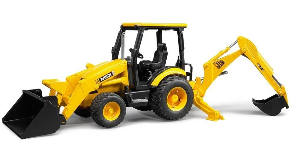 Juguete Bruder excavadora JCB MIDI