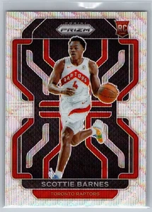 2021 Prizm Scottie Barnes Rookie Silver Wave #320 Toronto Raptors - Bild 1 von 2