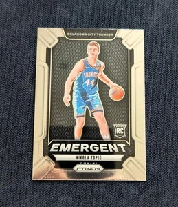 Nikola Topic - 2024-25 Panini Prizm Basketball Emergent RC - Thunder #18 - Picture 1 of 2