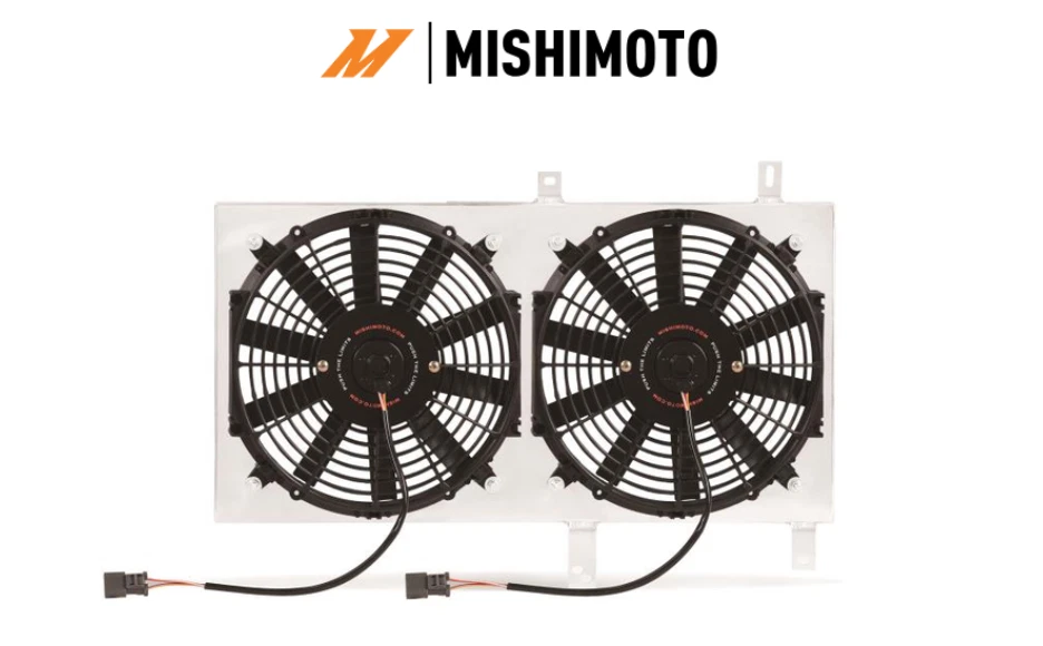 Kit de cubierta de ventilador de aluminio pulido Mishimoto Plug-N-Play para 94-01 Acura Integra Foto 1 de 4