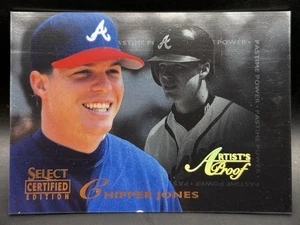 1996 Select Certified Edition Artist's Proof Chipper Jones NM SP #142 Braves HOF - Picture 1 of 6