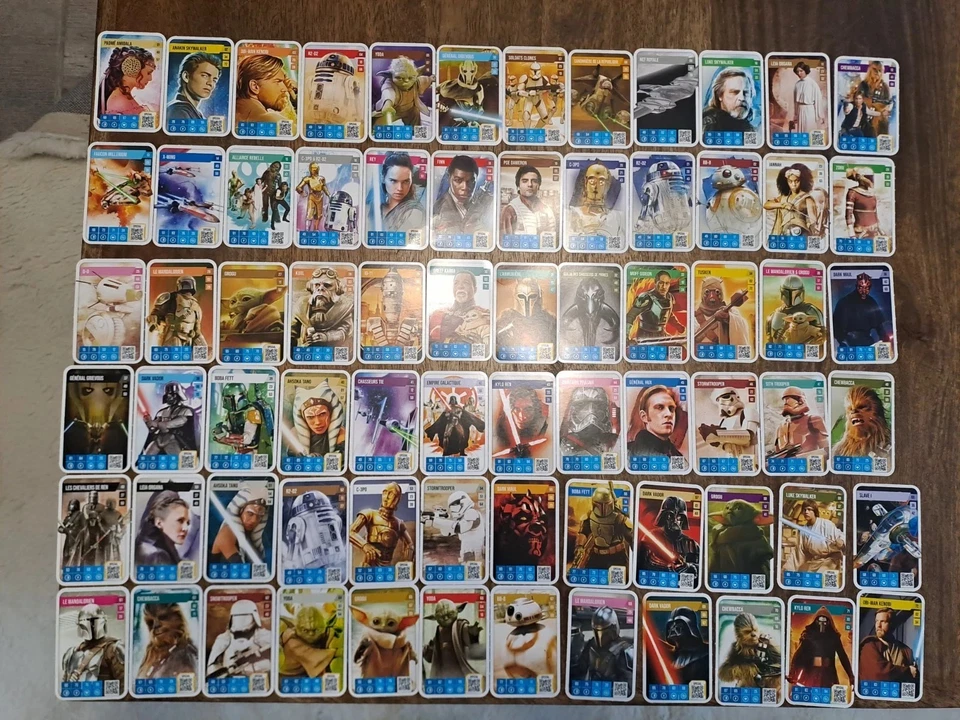 2 Cartes Star Wars/ Auchan  2025 - Puissance de la force (0,50 € pièce) - Photo 1/1