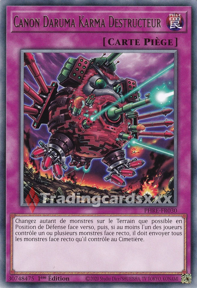 Yu-Gi-Oh! Canon Daruma Karma Destructeur : R PHRE-FR030 - Photo 1/1