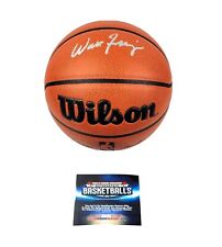 Walt Frazier Knicks HOF Signed Wilson NBA Basketball Size 7 (Tristar COA)