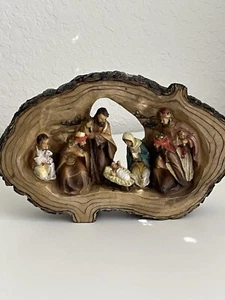 Kunstharz Holzform Krippe Tischaufsteller Urlaub - Bild 1 von 8