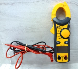 IDEAL 400 AAC Clamp Meter 61-736 True RMS Multimeter w/Leads Amps/Volts/Ohms - Picture 1 of 5
