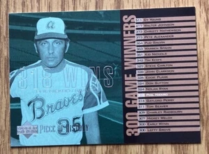 2002 UD Piece of History 300 Game Winners. GW6-Phil Nikero - Picture 1 of 2