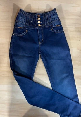 JEANS COLOMBIANOS PUSH UP. LEVANTA COLA AUTÉNTICOS VAQUEROS PITBULL - Imagen 1 de 4