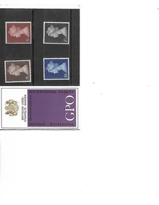 1969 ROYAL MAIL PRESENTATION PACK HIGH VALUE DEFINITIVE GERMAN LANGUAGE PACK - Picture 1 of 2