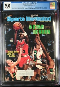 Michael Jordan 1984 Sports Illustrated Magazine CGC 9.0 A Star is Born - Picture 1 of 4